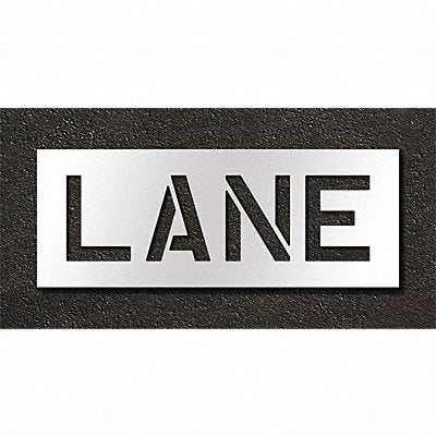 RAE STL11671002 Pavement Stencil Lane 10 in