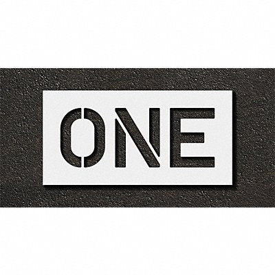 RAE STL11671009 Pavement Stencil One 10 in