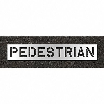 RAE STL11671025 Pavement Stencil Pedestrian 10 in