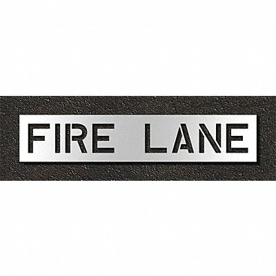 RAE STL11671031 Pavement Stencil Fire Lane 10 in