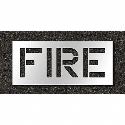 RAE STL11671201 Pavement Stencil Fire 12 in