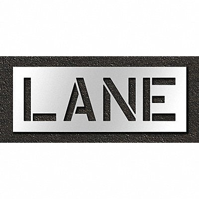 RAE STL11671202 Pavement Stencil Lane 12 in