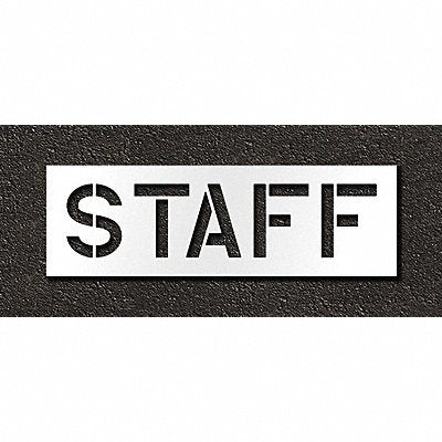 RAE STL11671213 Pavement Stencil Staff 12 in