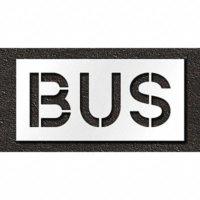 RAE STL11671215 Pavement Stencil Bus 12 in