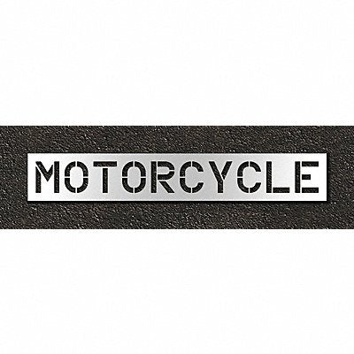 RAE STL11671216 Pavement Stencil Motorcycle 12 in