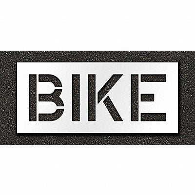 RAE STL11671217 Pavement Stencil Bike 12 in
