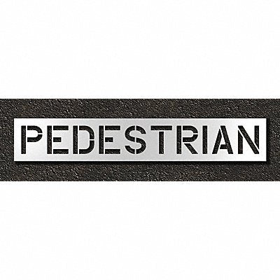 RAE STL11671225 Pavement Stencil Pedestrian 12 in