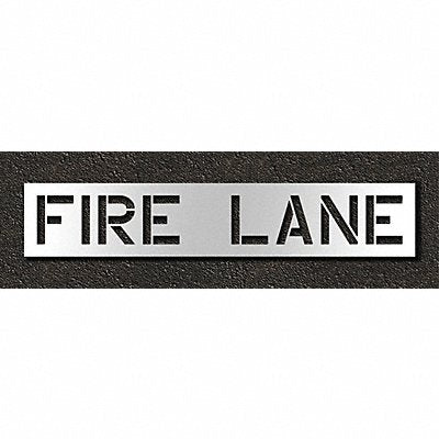 RAE STL11671231 Pavement Stencil Fire Lane 12 in