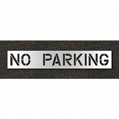 RAE STL11671232 Pavement Stencil No Parking 12 in