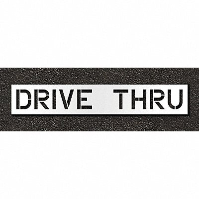 RAE STL11671236 Pavement Stencil Drive Thru 12 in
