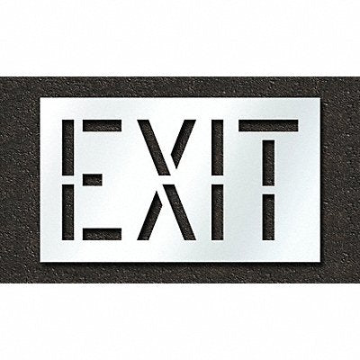 RAE STL11671805 Pavement Stencil Exit 18 in