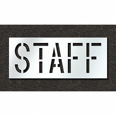 RAE STL11671813 Pavement Stencil Staff 18 in