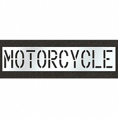 RAE STL11671816 Pavement Stencil Motorcycle 18 in