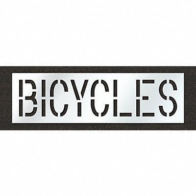 RAE STL11671818 Pavement Stencil Bicycles 18 in