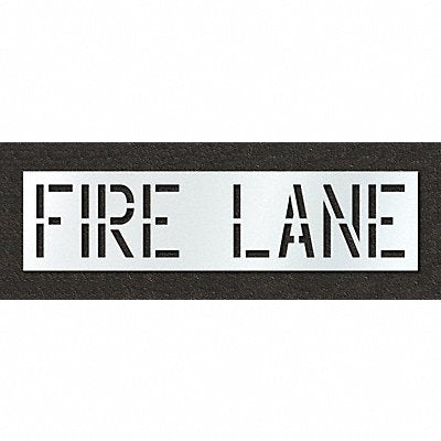 RAE STL11671831 Pavement Stencil Fire Lane 18 in
