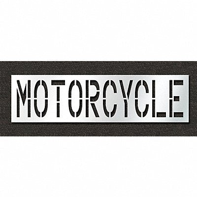 RAE STL11672416 Pavement Stencil Motorcycle 24 in
