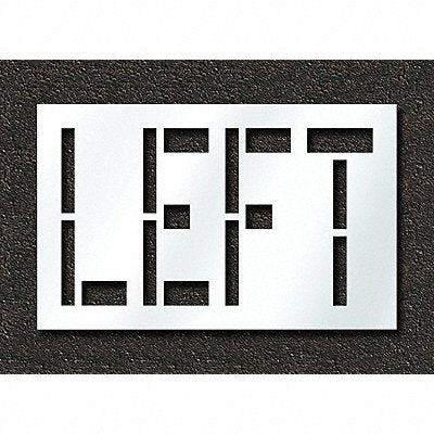 RAE STL11672420 Pavement Stencil Left 24 in
