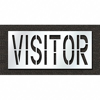 RAE STL11672434 Pavement Stencil Visitor 24 in