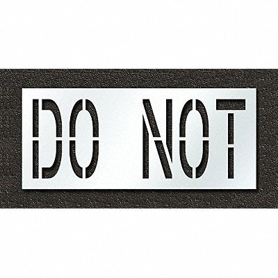 RAE STL11672435 Pavement Stencil Do Not 24 in