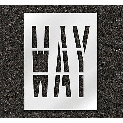 RAE STL11673610 Pavement Stencil Way 36 in