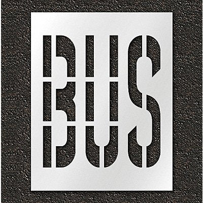 RAE STL11673615 Pavement Stencil Bus 36 in
