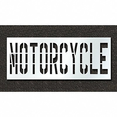 RAE STL11673616 Pavement Stencil Motorcycle 36 in