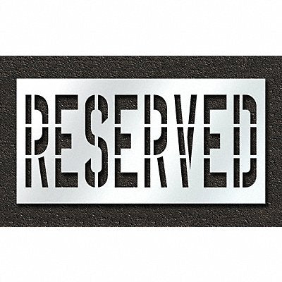 RAE STL11673633 Pavement Stencil Reserved 36 in
