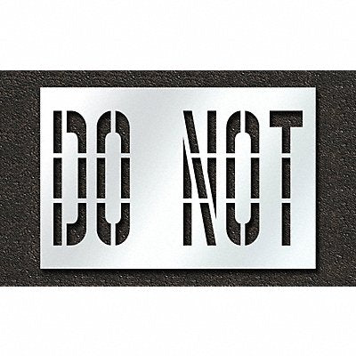 RAE STL11673635 Pavement Stencil Do Not 36 in