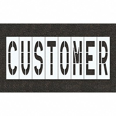 RAE STL11674814 Pavement Stencil Customer 48 in
