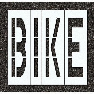 RAE STL11674817 Pavement Stencil Bike 48 in