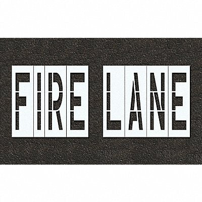 RAE STL11674831 Pavement Stencil Fire Lane 48 in