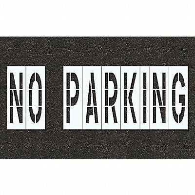 RAE STL11674832 Pavement Stencil No Parking 48 in