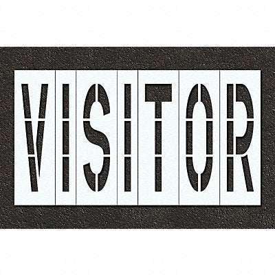 RAE STL11674834 Pavement Stencil Visitor 48 in