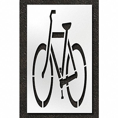 RAE STL1165100 Pavement Stencil Bike Lane - Mutcd 72 in