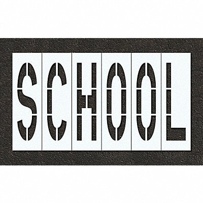RAE STL11679623 Pavement Stencil School 96 in