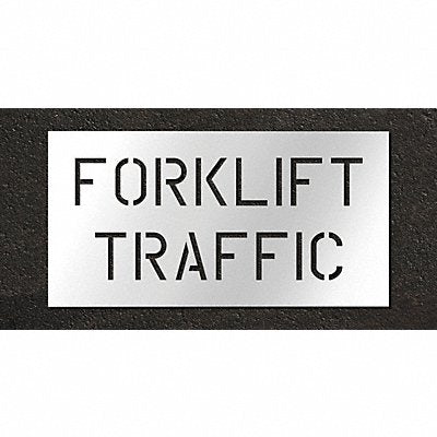 RAE STL11610602 Stencil Fork Lift Traffic Area 15 in