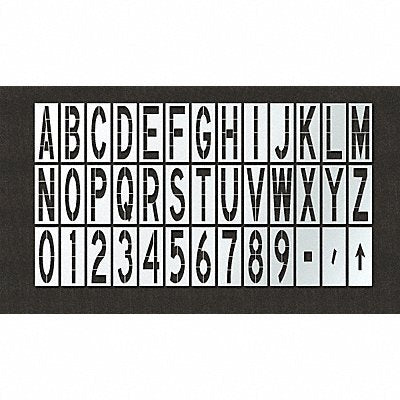 RAE STL108F108KIT Airport Pavement Stencil Kit 108 in