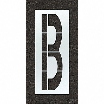 RAE STL108F108B Airport Pavement Stencil B 108 in