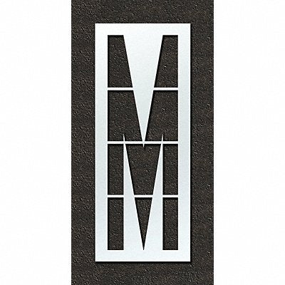 RAE STL108F108M Airport Pavement Stencil M 108 in