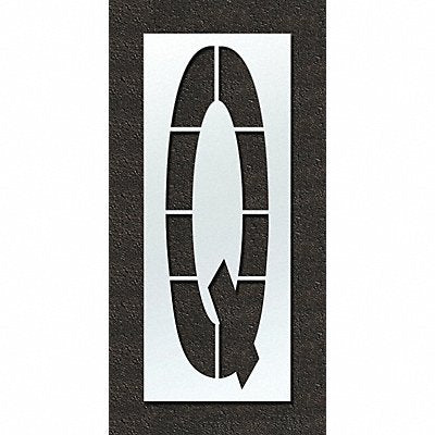 RAE STL108F108Q Airport Pavement Stencil Q 108 in