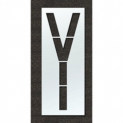 RAE STL108F108Y Airport Pavement Stencil Y 108 in