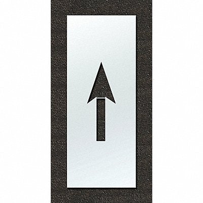 RAE STL108F108AR Airport Pavement Stencil Arrow 51 in
