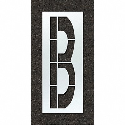 RAE STL108F120B Airport Pavement Stencil B 120 in