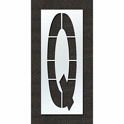 RAE STL108F120Q Airport Pavement Stencil Q 120 in