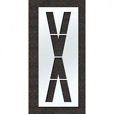 RAE STL108F120X Airport Pavement Stencil X 120 in