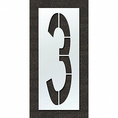RAE STL108F1203 Airport Pavement Stencil 3 120 in