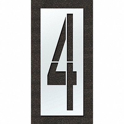 RAE STL108F1204 Airport Pavement Stencil 4 120 in