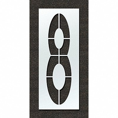 RAE STL108F1208 Airport Pavement Stencil 8 120 in