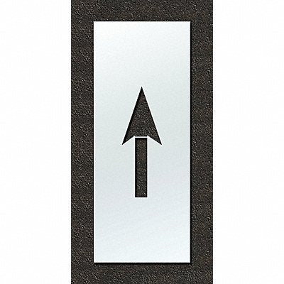 RAE STL108F120AR Airport Pavement Stencil Arrow 60 in