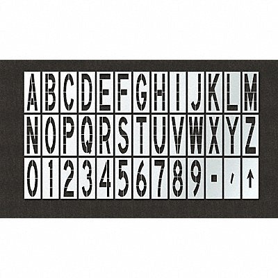 RAE STL108F144KIT Airport Pavement Stencil Kit 144 in